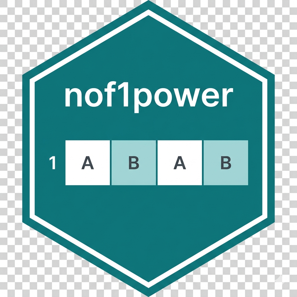 nof1power hex sticker
