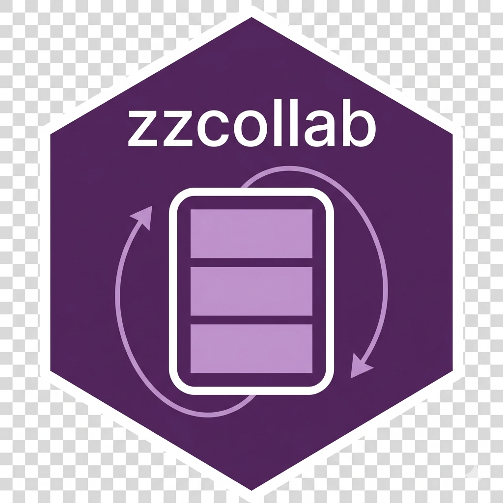 zzcollab hex sticker