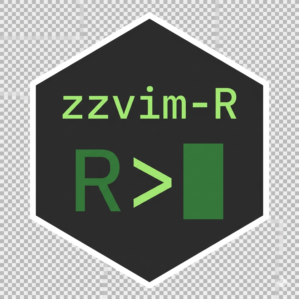 zzvim-R hex sticker